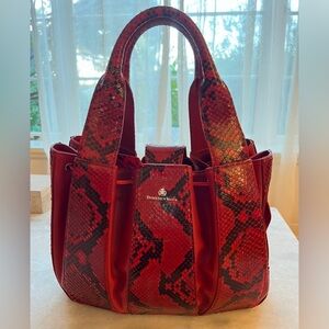 Domenico Vacca “Julie Bag” Python Purse